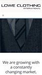 Mobile Screenshot of loweclothing.com
